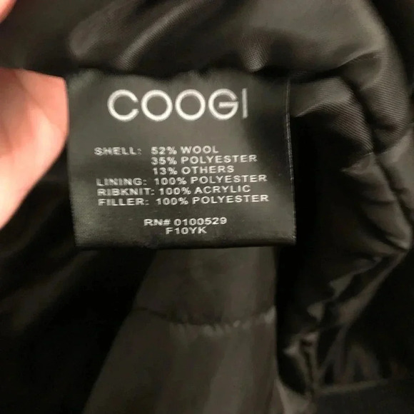 Coogi Men’s Wool Blend Military Cargo Utility Jacket Black Size Large - Picture 8 of 12